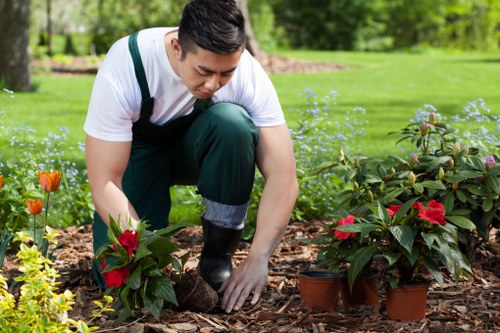 Team following a clear health and safety policy for garden care